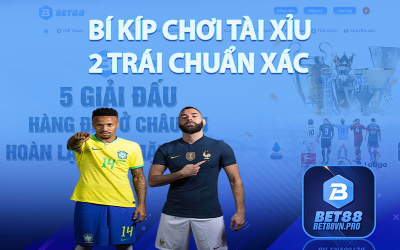 Tài Xỉu 2 - Bí Quyết Chơi Kèo Tài Xỉu 2 Trái Đỉnh Cao Tại Bet88