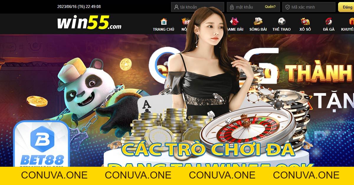 Win55 nhận 55k ✅ Khám phá thế giới cá cược nhà cái 55Win55