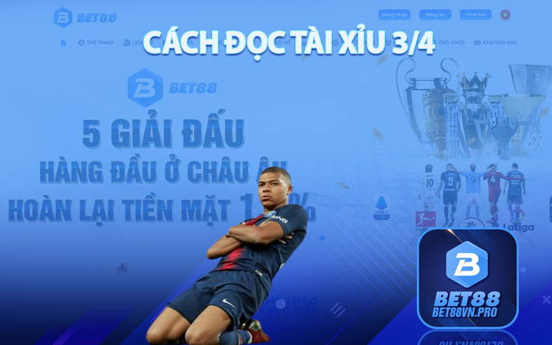 Tài Xỉu 3/4 - Hướng Dẫn Cách Chơi Đỉnh Cao Tại Nhà Cái Bet88