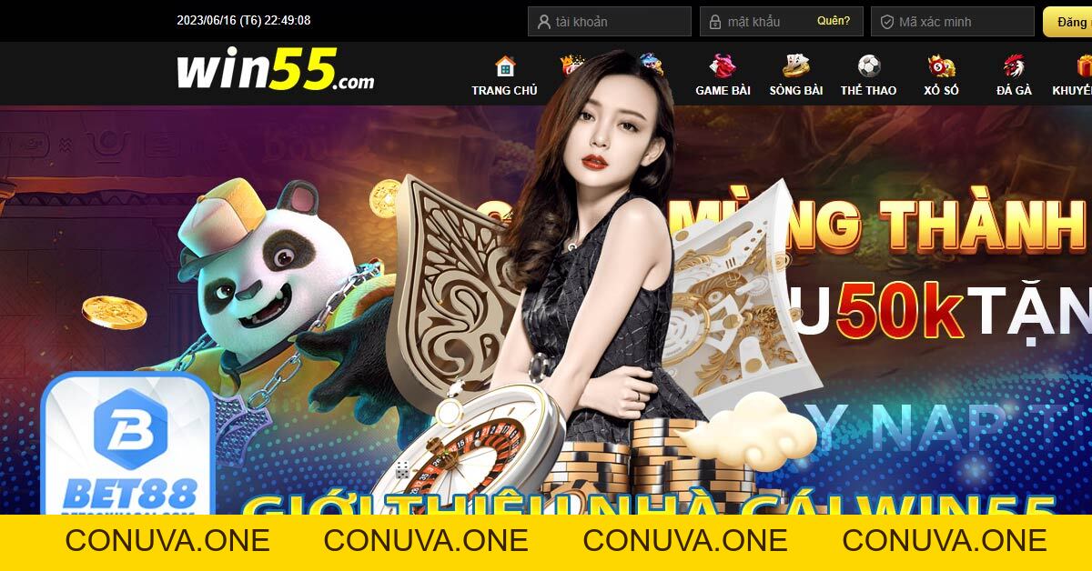 Win55 nhận 55k ✅ Khám phá thế giới cá cược nhà cái 55Win55