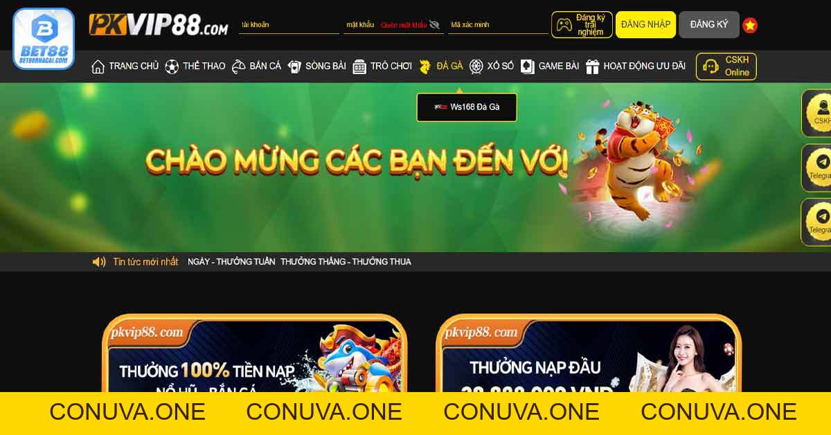 PKvip88 - Link vào pkvip mới nhất - Tải app pkvip88 tặng 88k