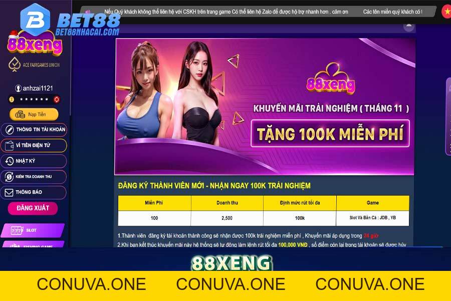 Link 88xeng | Đăng ký xeng88 tặng 100k miễn phí trải nghiệm