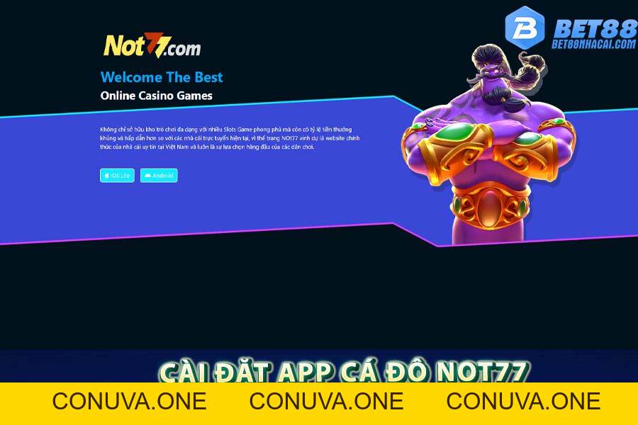 Not77 - Đăng ký Not77 nhận 177k miễn phí thành viên mới