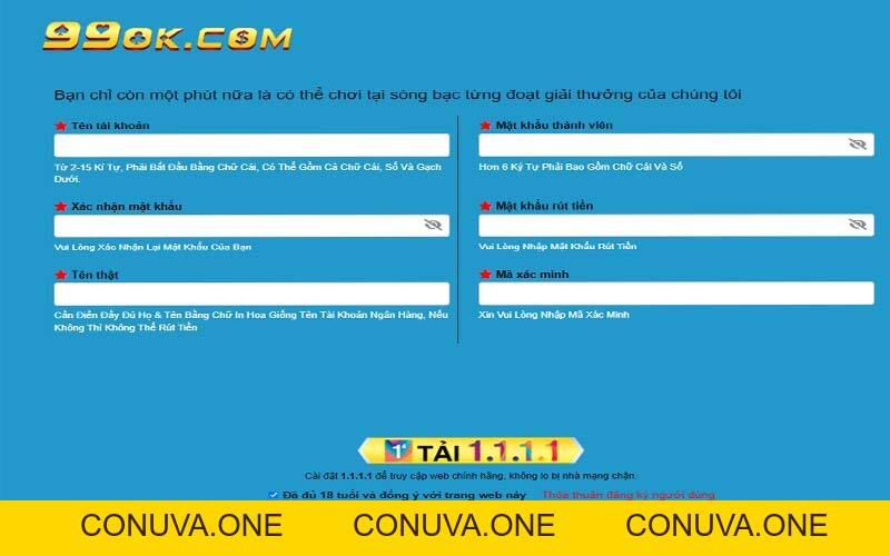 99ok com nhà cái trực tuyến uy tín - Đăng ký 9ok tặng 199k