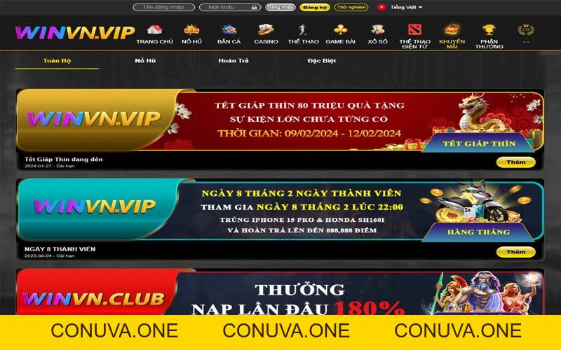 Winvn app | Casino trực tuyến uy tín nhất 2026 - winvn.com