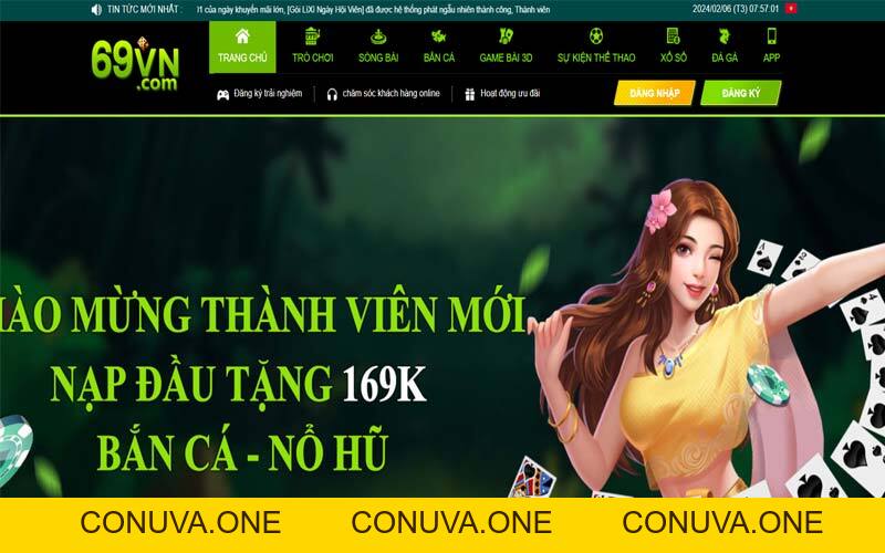 Khuyến mãi 69vn nhận 169k | Link vào nhà cái 69vn.com 2026