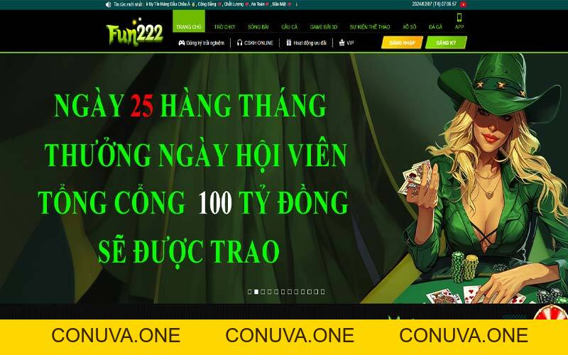 Fun222 - Link vào nhà cái Fun22 mới nhất 2026