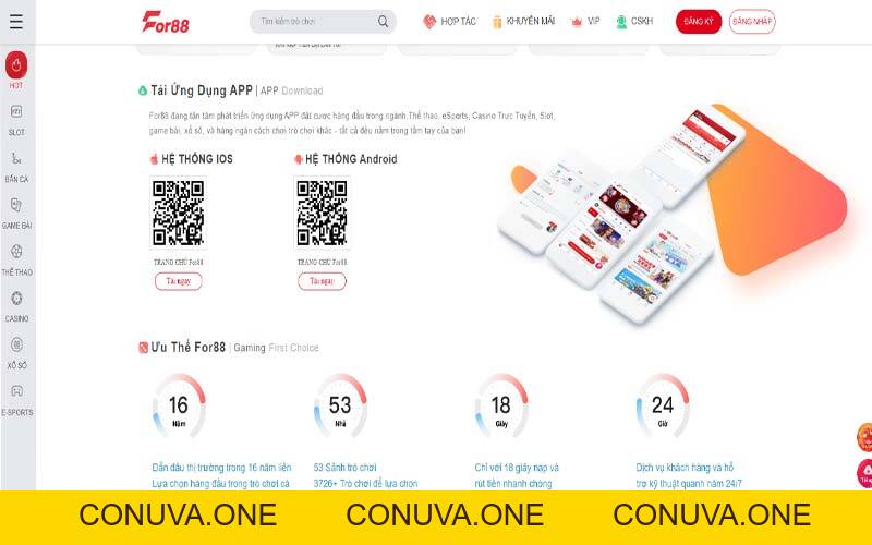 For88 - Link đăng ký For88 tặng 88k miễn phí trải nghiệm